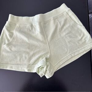 Women’s Free people terry short shorts with pockets size Large